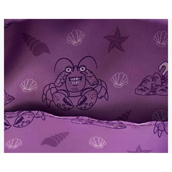 NWT Loungefly Disney Moana Tamatoa Bling Crab Backpack - Picture 5 of 12